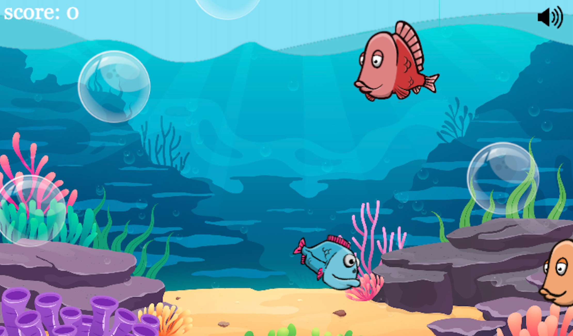 An image of the Bubbles game project.